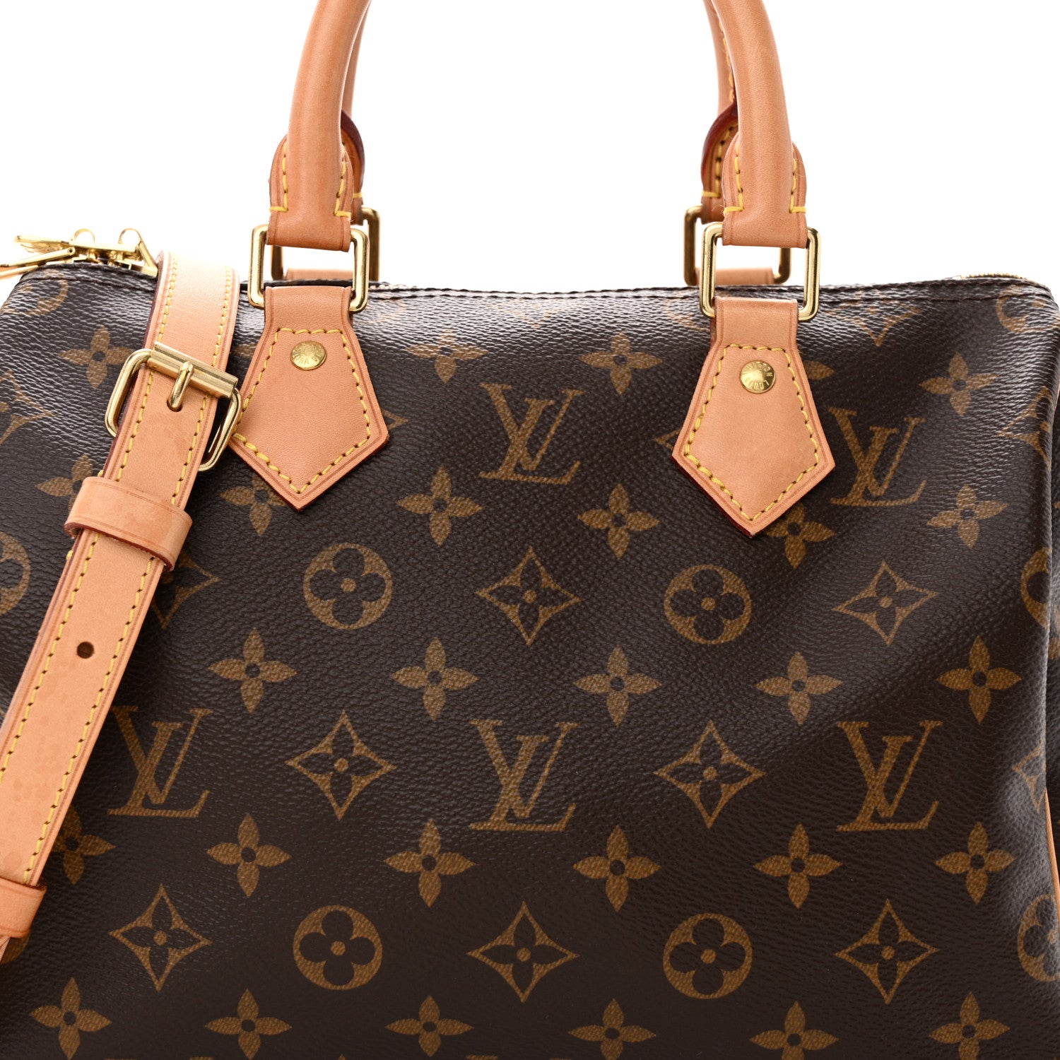 Louis Vuitton Monogram Speedy Bandouliere 25 7 of 10