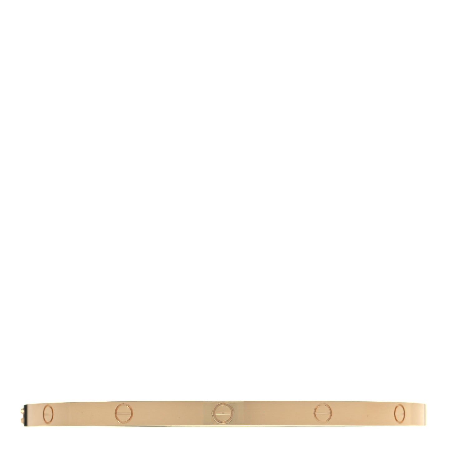 18K Yellow Gold Small LOVE Bracelet 17
