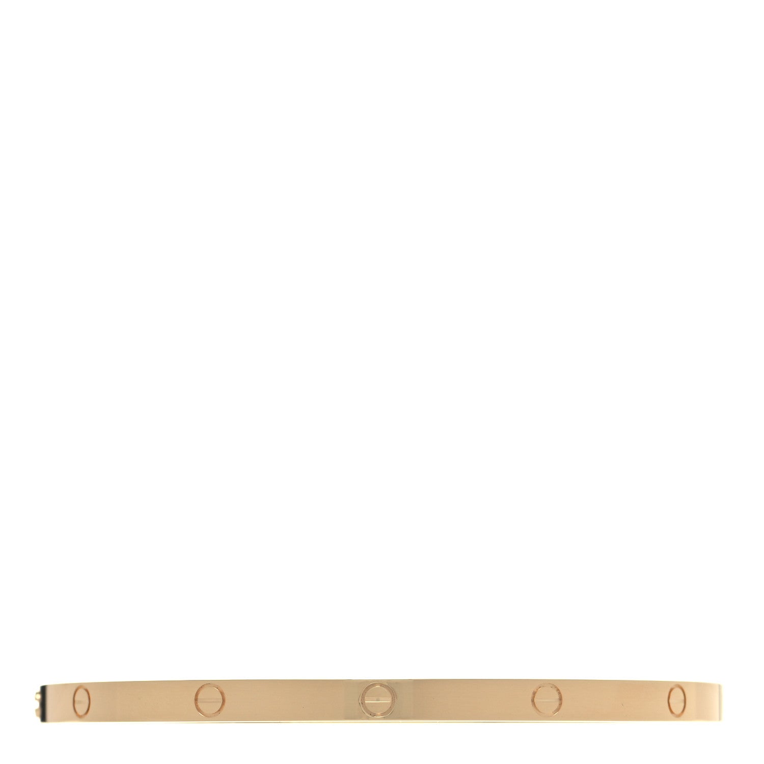 Cartier 18K Yellow Gold Small LOVE Bracelet 17 3 of 6