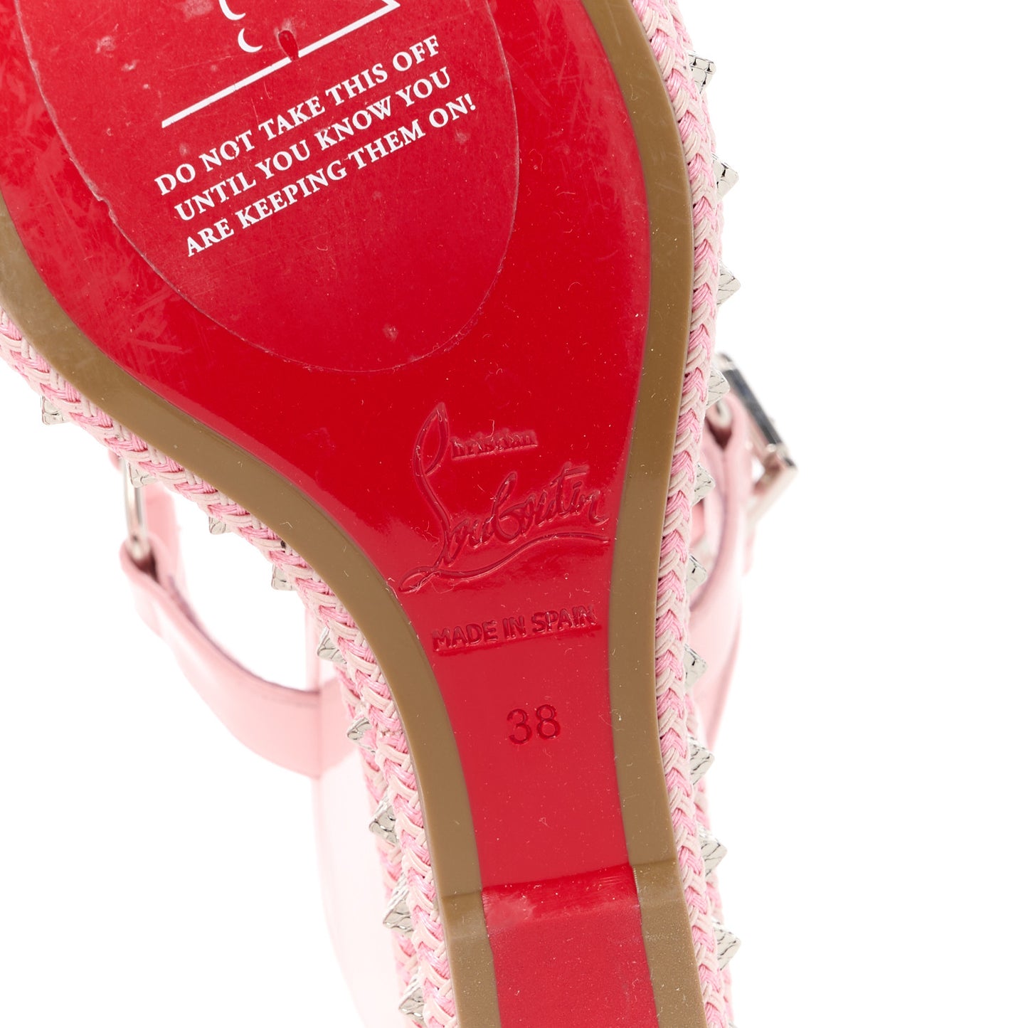 Patent Pyraclou 110 Wedge Sandals 38 Poupee