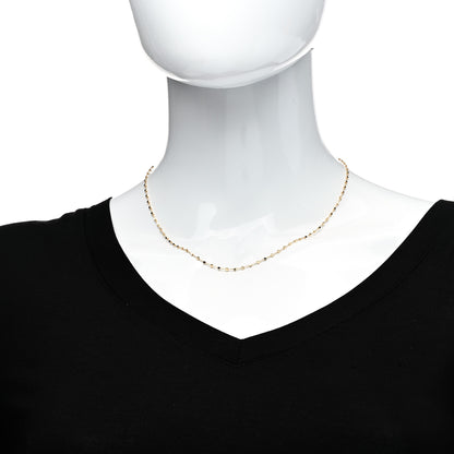 Cartier 18K Yellow Gold Cube Chain Necklace 2 of 6