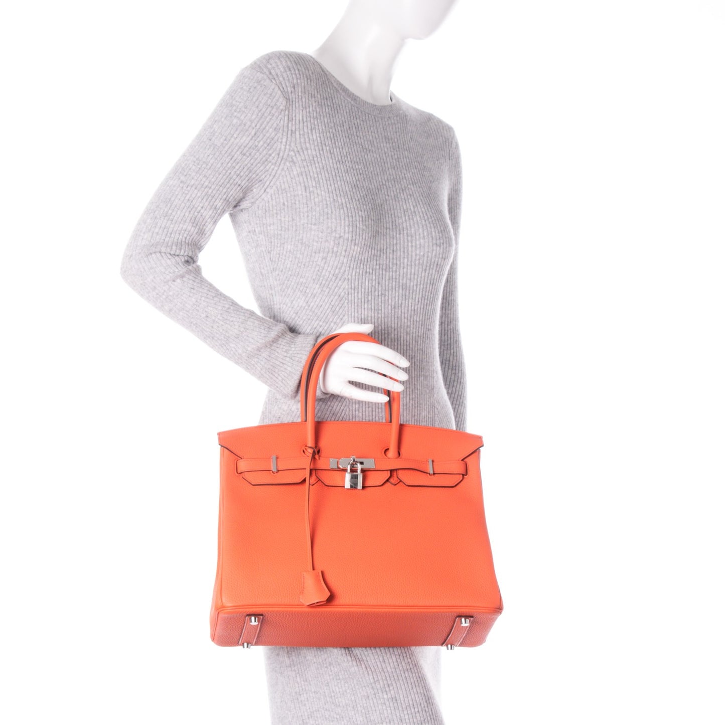 Togo Birkin 35 Orange Poppy