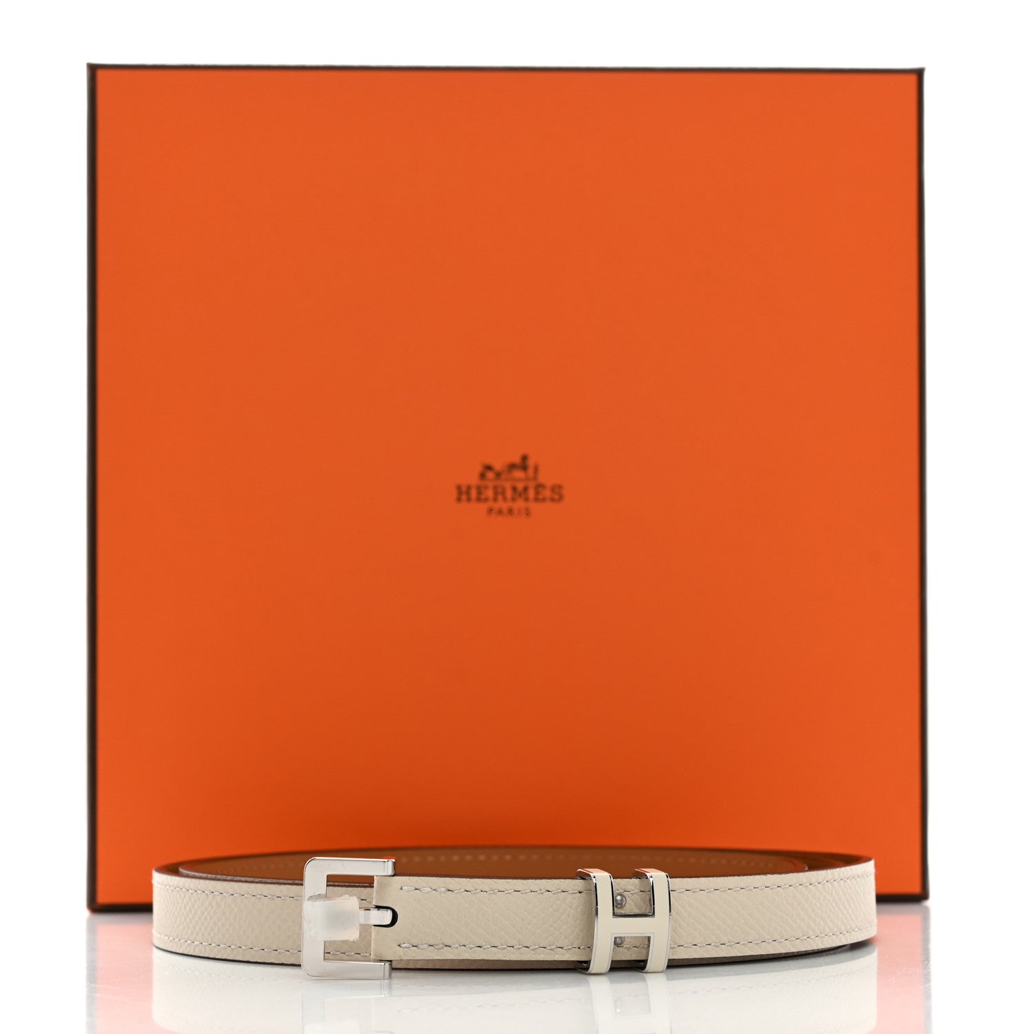 Hermes Epsom 15mm Pop H Belt 90 36 Craie 7 of 7