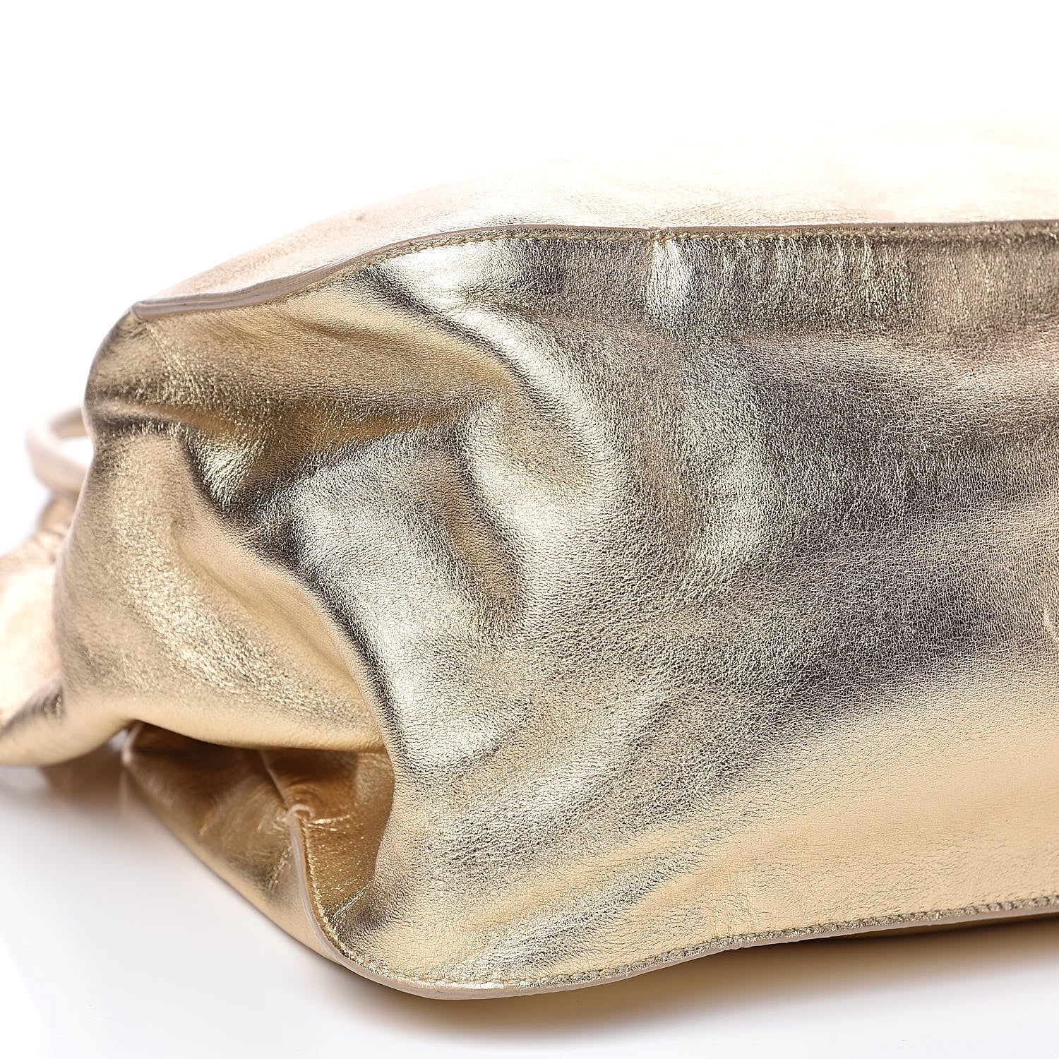 Prada Nappa Soft Drawstring Tote Platino 7 of 12