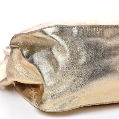 Prada Nappa Soft Drawstring Tote Platino 7 of 12