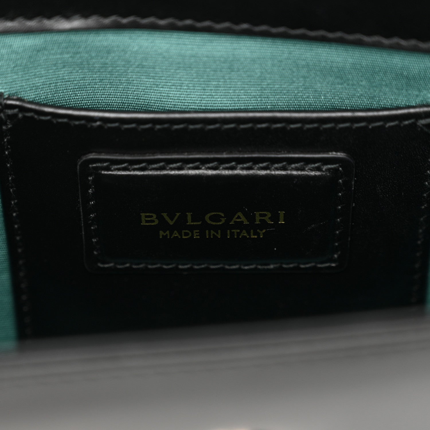 Bulgari Calfskin Serpenti Forever Shoulder Bag Black 6 of 12