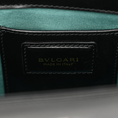 Bulgari Calfskin Serpenti Forever Shoulder Bag Black 6 of 12