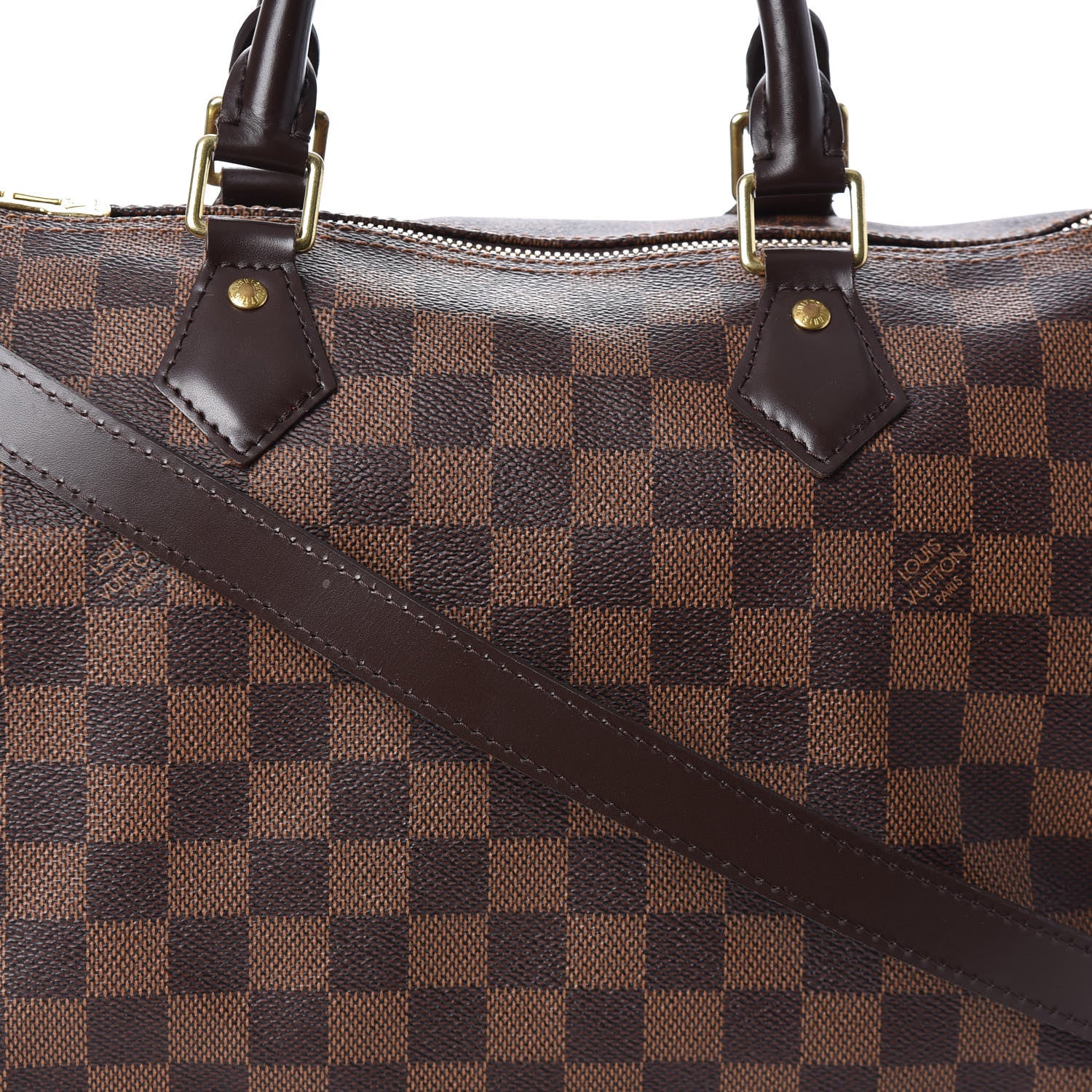 Louis Vuitton Damier Ebene Speedy Bandouliere 30 6 of 9