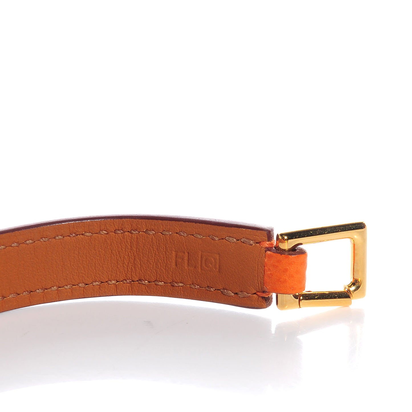 Epsom Rivale Double Tour Bracelet Extra Small Orange