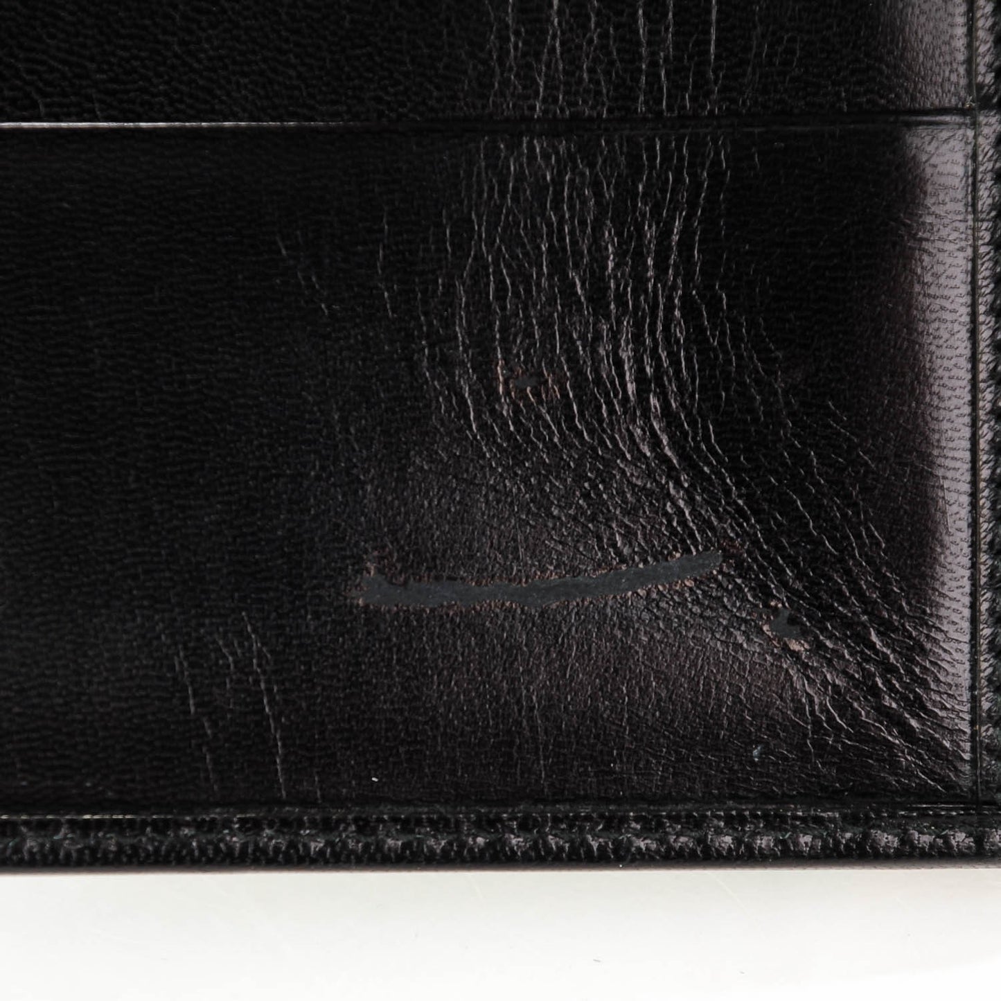 Calfskin French Flap Wallet Black