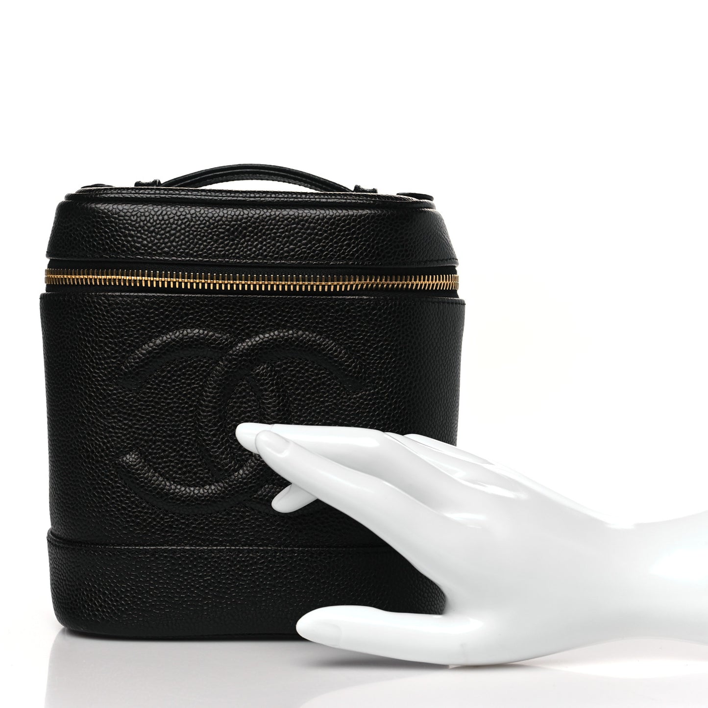Caviar Cosmetic Vanity Bag Black