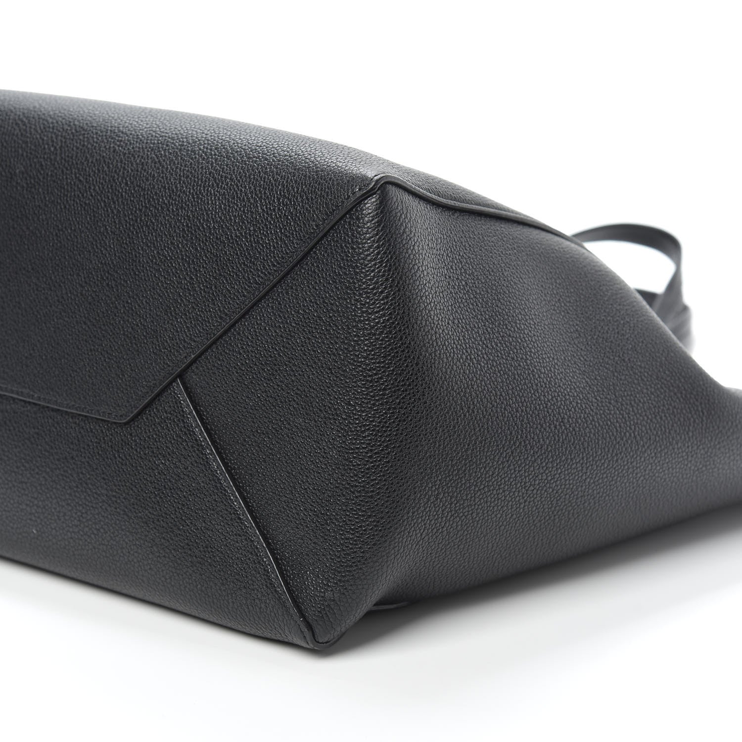 Celine Soft Grained Calfskin Small Belt Cabas Phantom Black 9 of 9