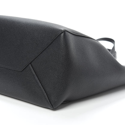 Celine Soft Grained Calfskin Small Belt Cabas Phantom Black 9 of 9