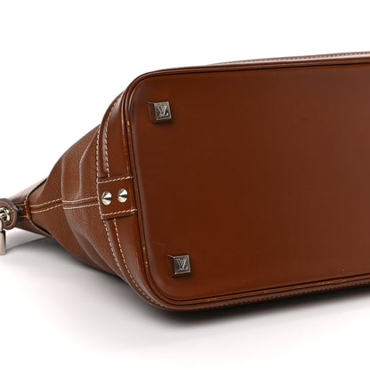 Louis Vuitton Suhali Lockit MM Sienne 7 of 8