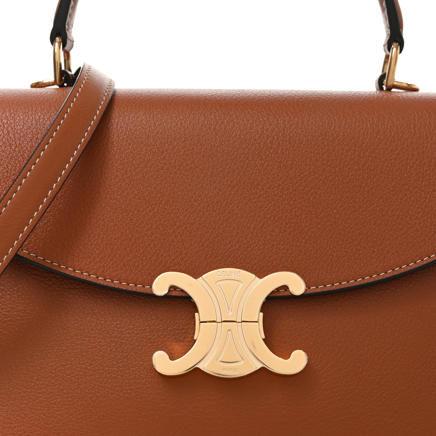 Supple Grained Calfskin Medium Nino Tan