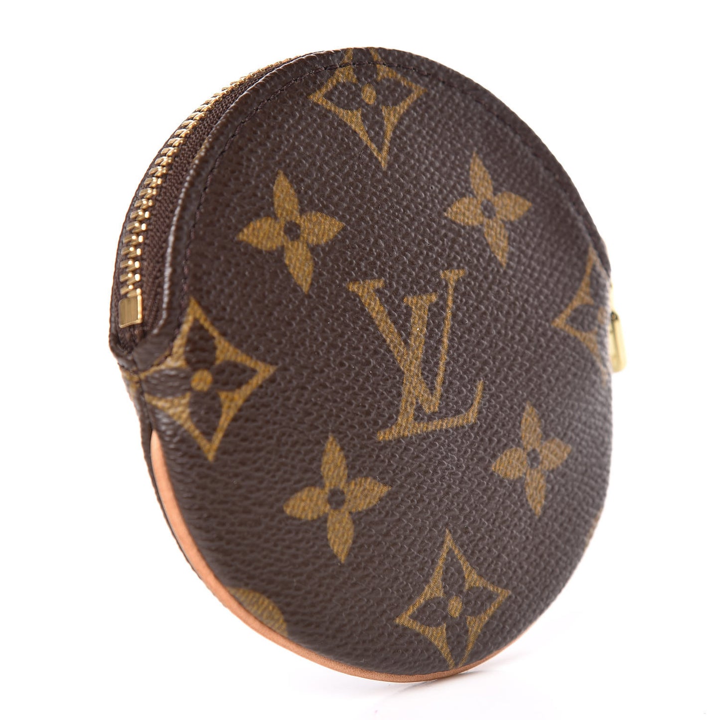 Monogram Round Coin Purse