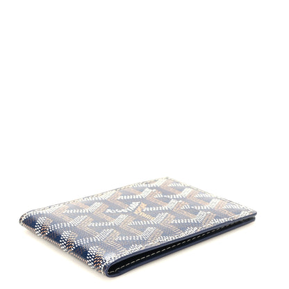 Goyard Goyardine Victoire Card Holder Insert Navy 4 of 6