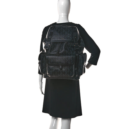 Christian Dior Canvas CD Diamond Hit The Road Backpack Black 2 of 10