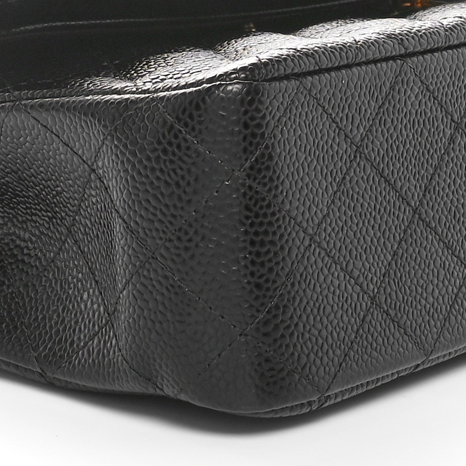Chanel Caviar Quilted Medium Double Flap Black 9 of 11