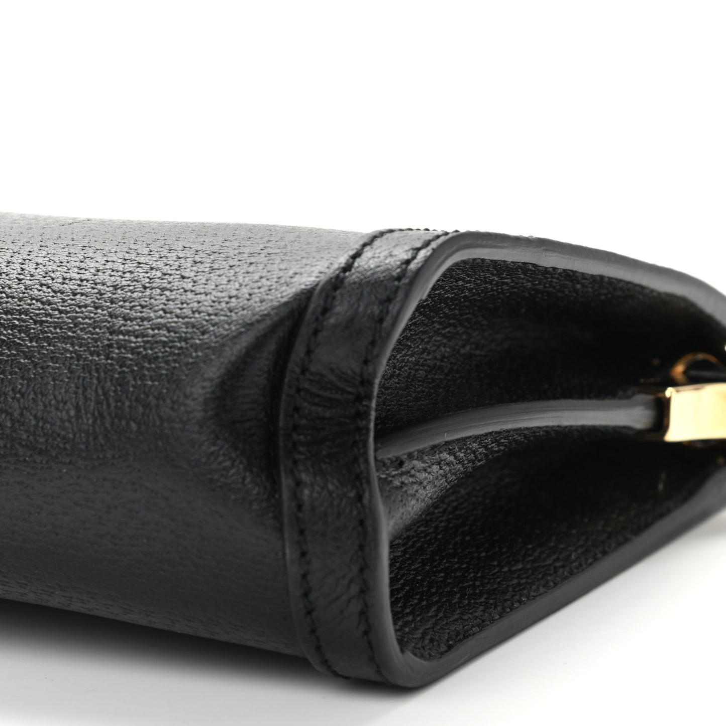 Calfskin GG Web Small Ophidia Chain Shoulder Bag Black