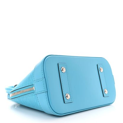 Louis Vuitton Epi Jacquard Alma BB Turquoise 4 of 9
