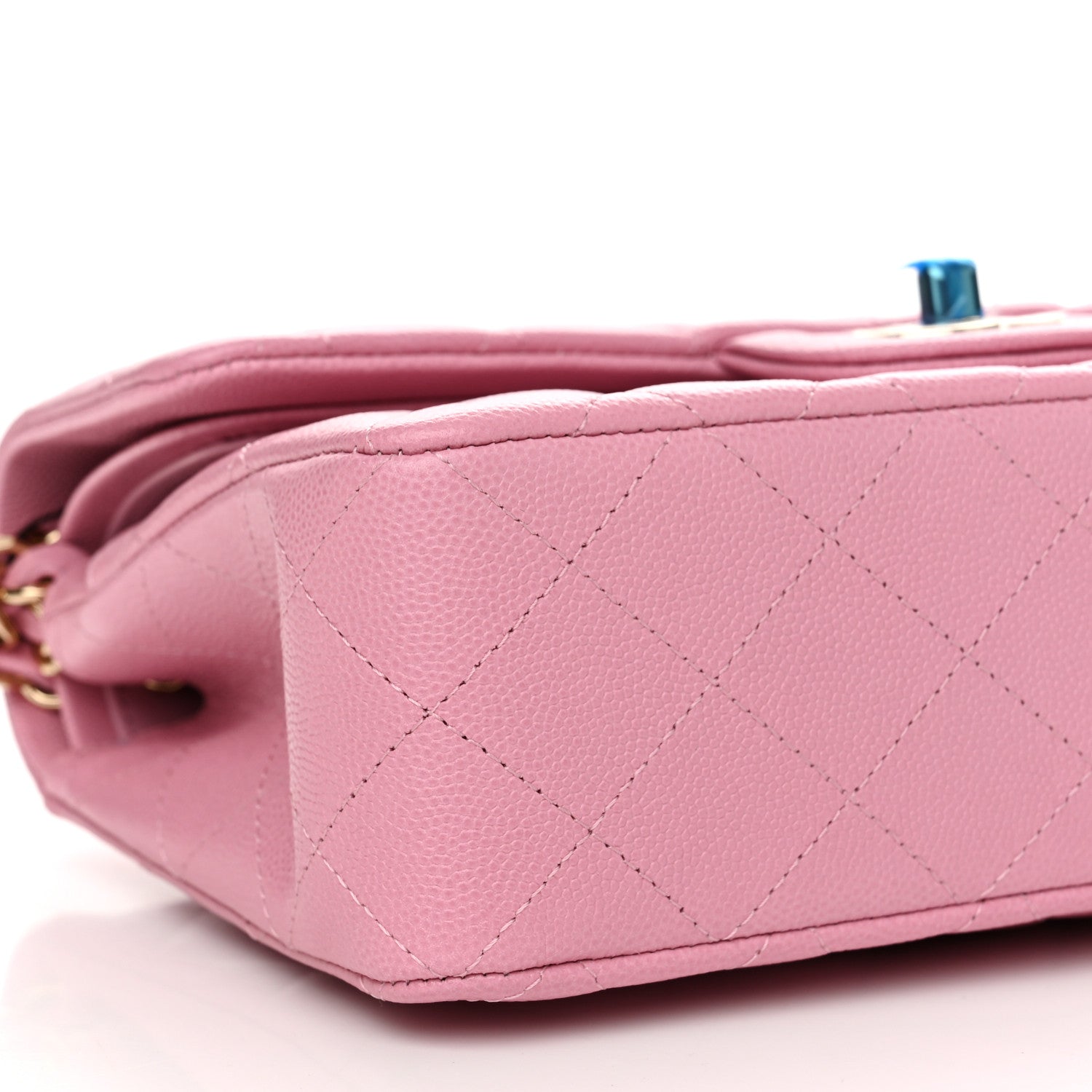 Chanel Caviar Quilted Small Double Flap Pink 9 of 11