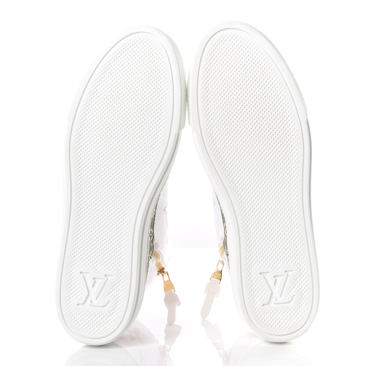 Monogram Giant Stellar Sneaker Boots 38.5 Kaki White Beige