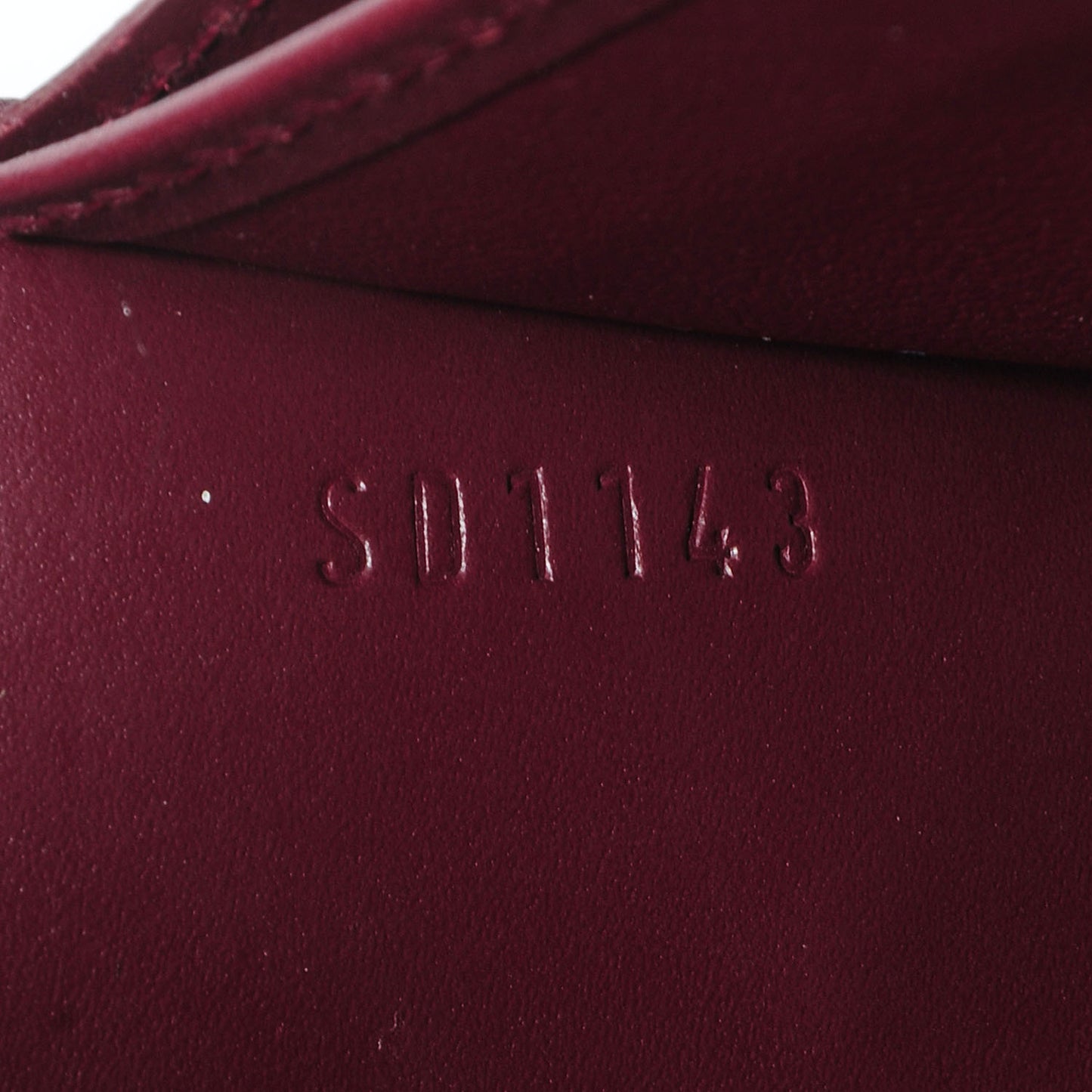 Vernis Sarah Wallet Rouge Fauviste