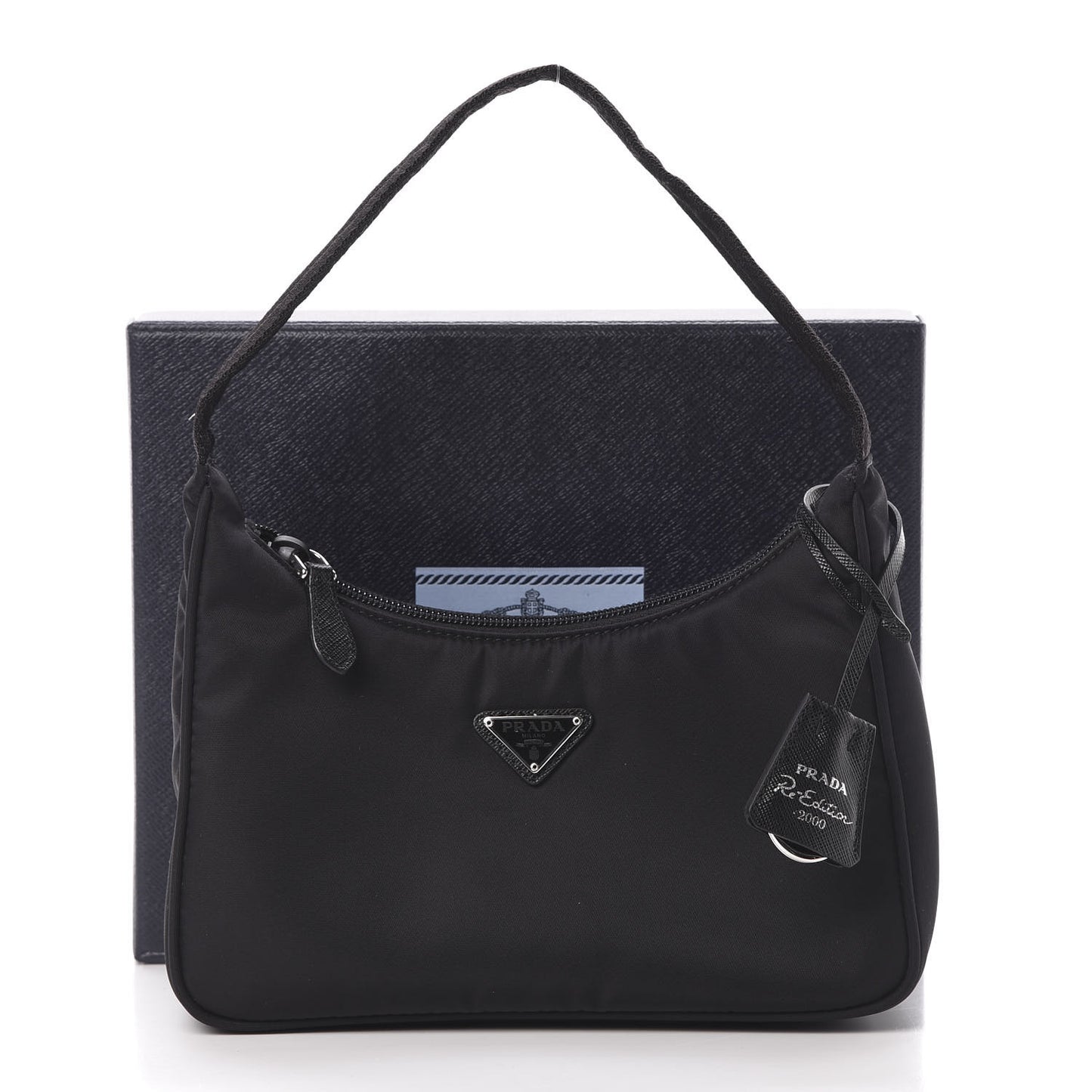 Tessuto Nylon Mini Re-Edition 2000 Bag Black