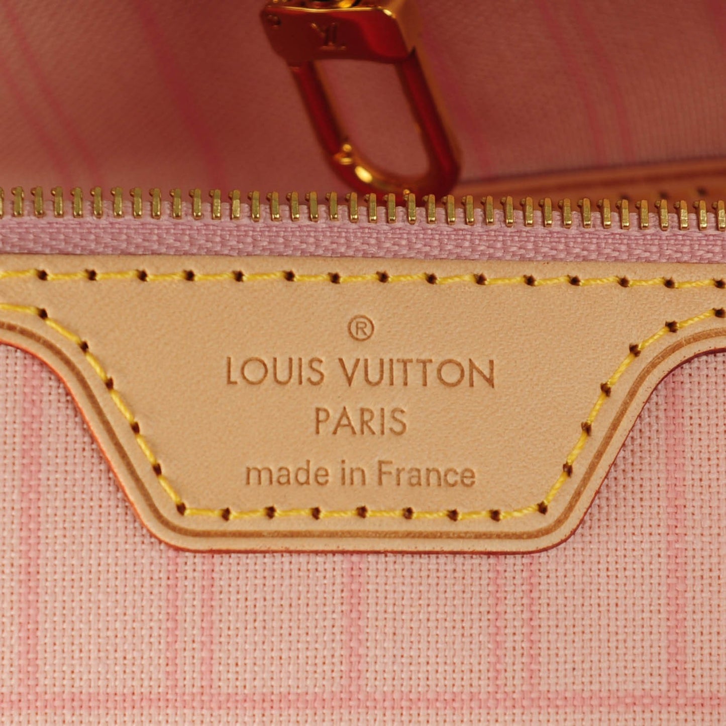 Damier Azur Neverfull MM Rose Ballerine