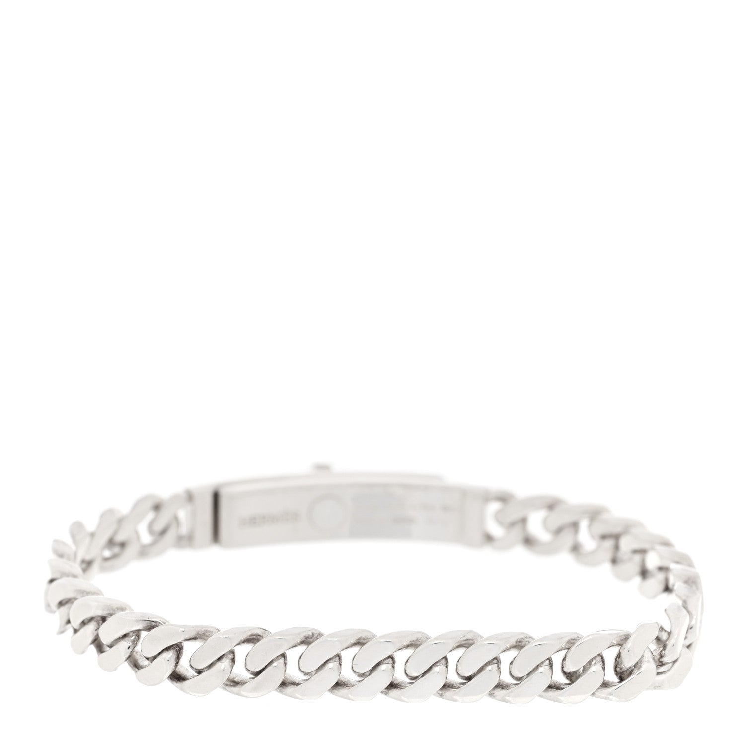 Hermes Sterling Silver TPM Kelly Gourmette Bracelet SH 2 of 4