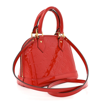 Louis Vuitton Vernis Alma BB Cherry 3 of 13