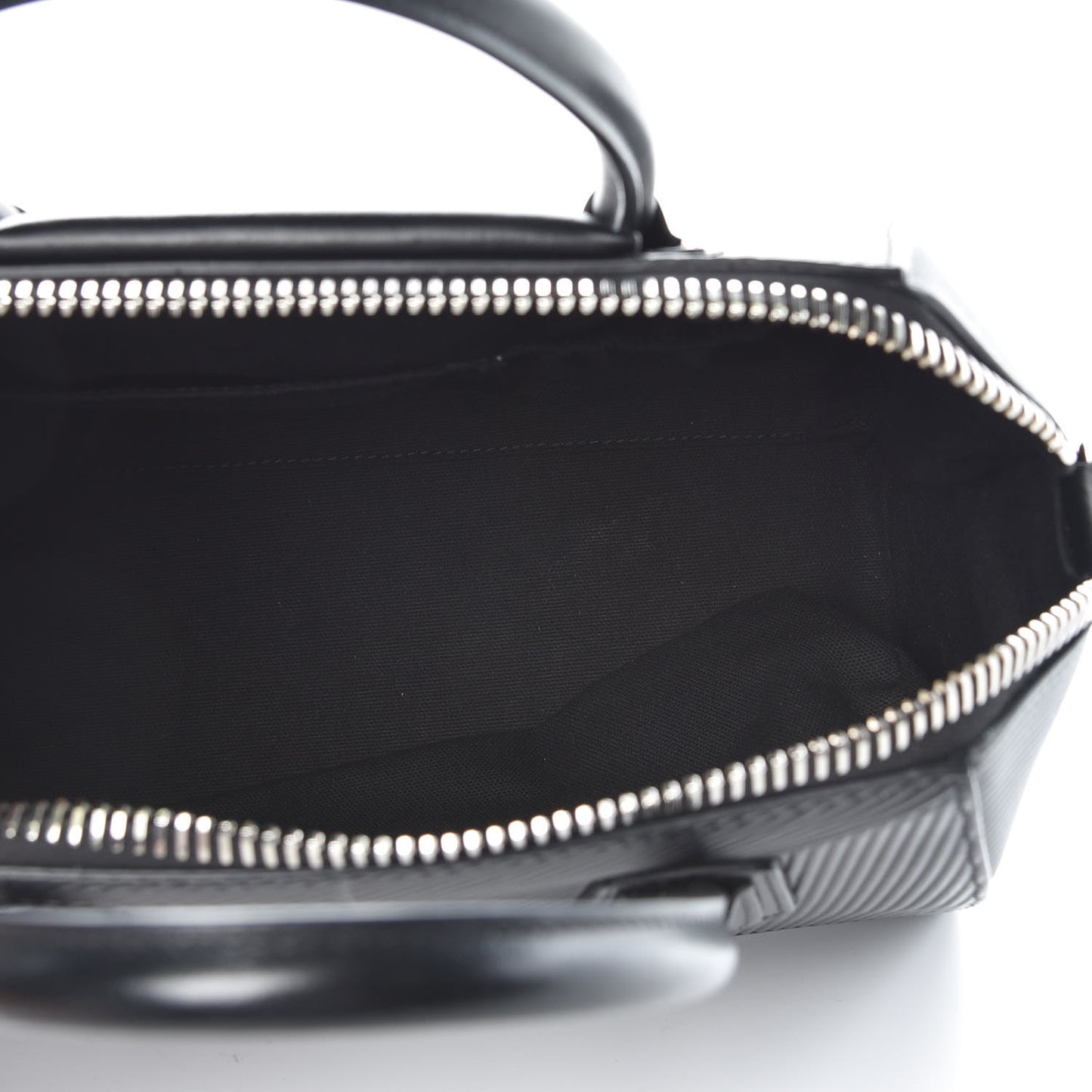 Calfskin Geometric Embossed Small Antigona Black