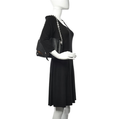 Versace Goatskin Large Stardvst Shoulder Bag Black 2 of 8