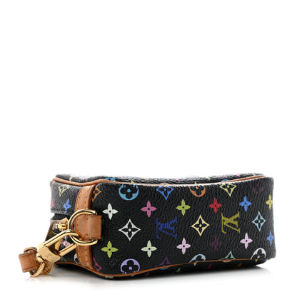 Louis Vuitton Monogram Multicolor Trousse Wapity Black 4 of 12