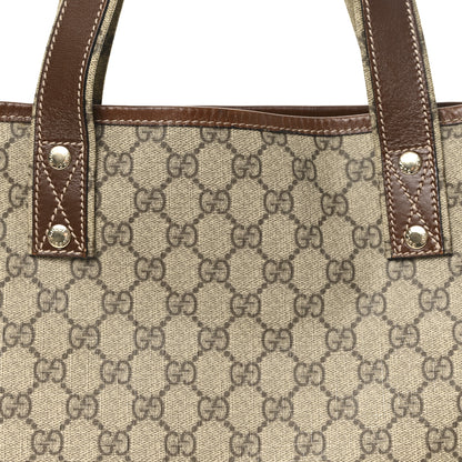 Gucci GG Plus Monogram Medium Signature Web Loop Tote Brown 8 of 10