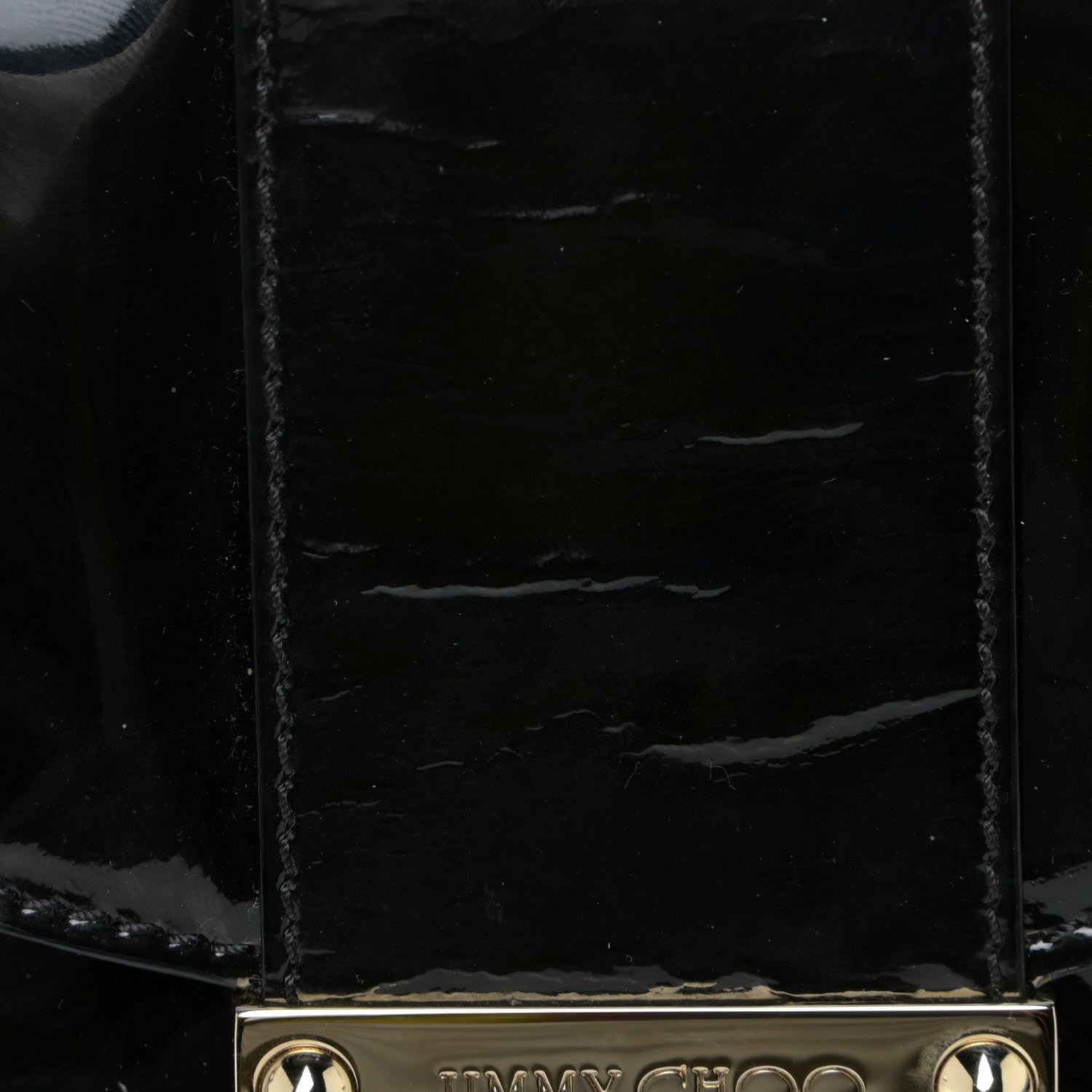 Jimmy Choo Patent Rivera Clutch Black 12 of 14