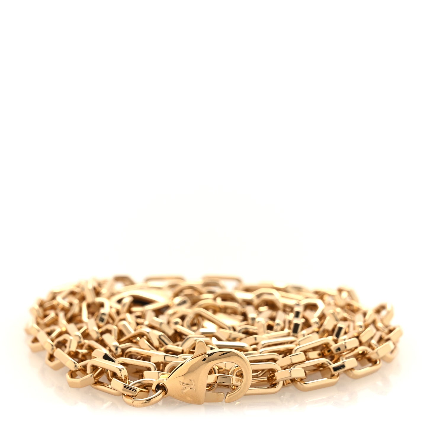 Metal Micro Dauphine Chain Shoulder Strap Gold