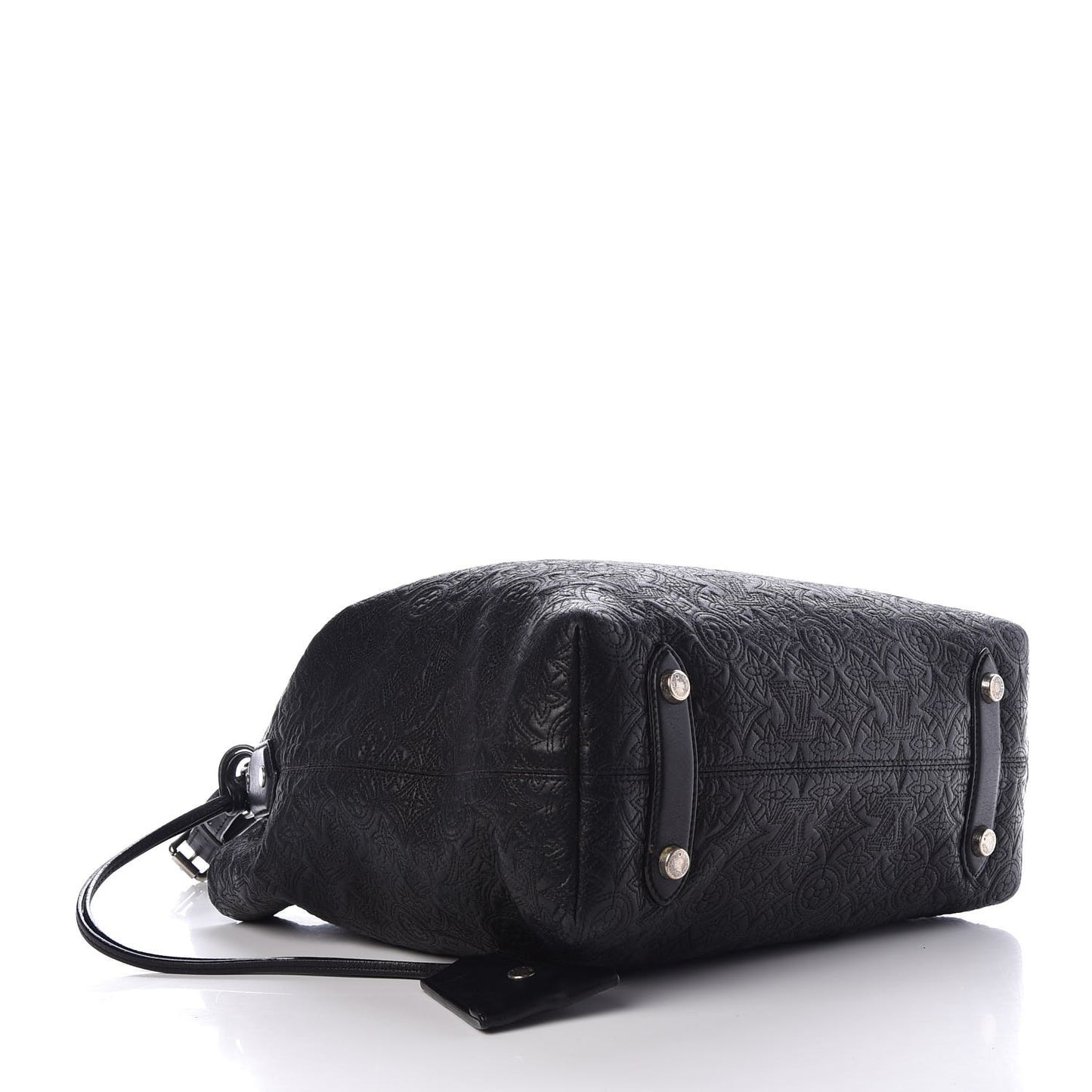Monogram Lambskin Antheia Hobo PM Black