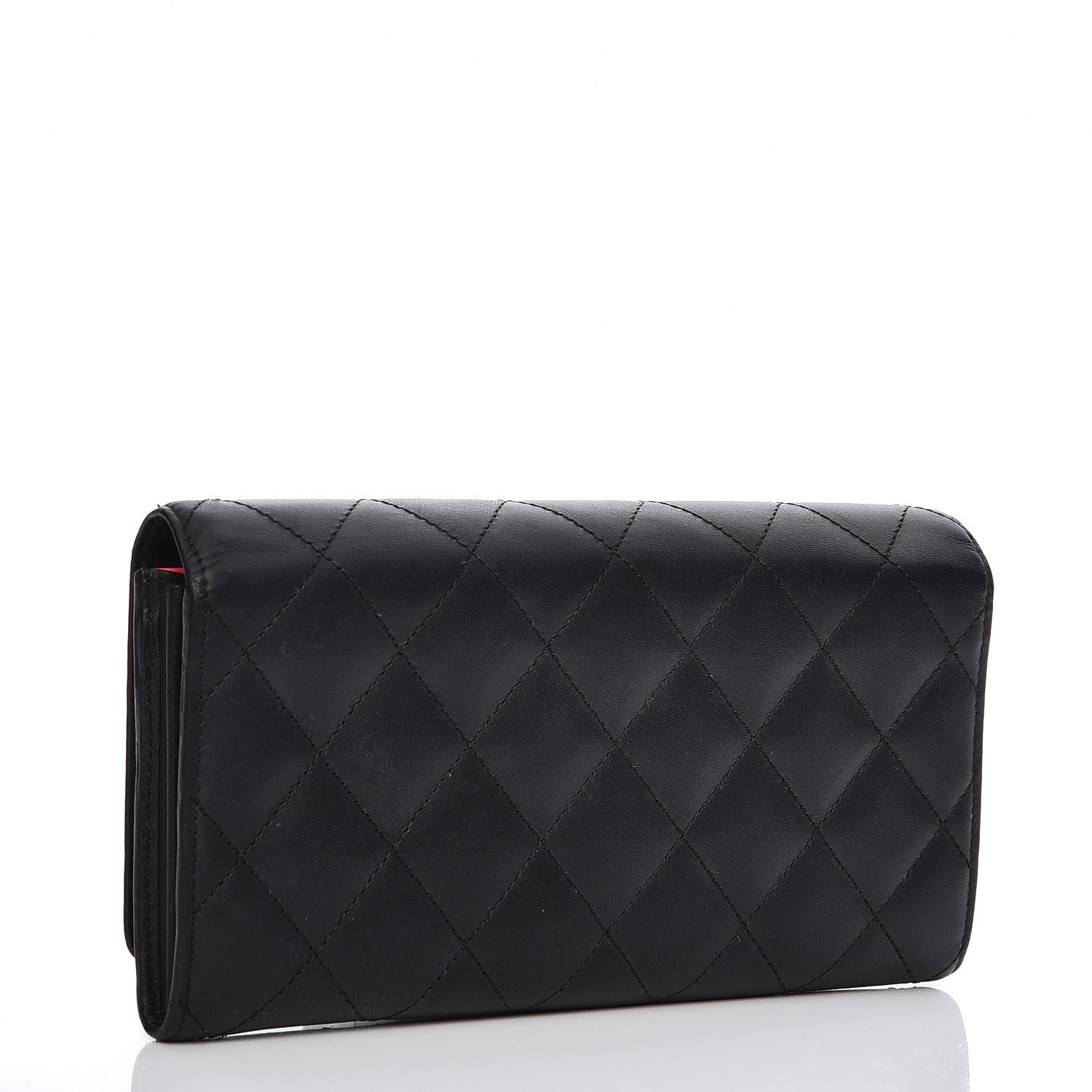 Chanel Calfskin Quilted Cambon Flap Wallet Black 3 of 10