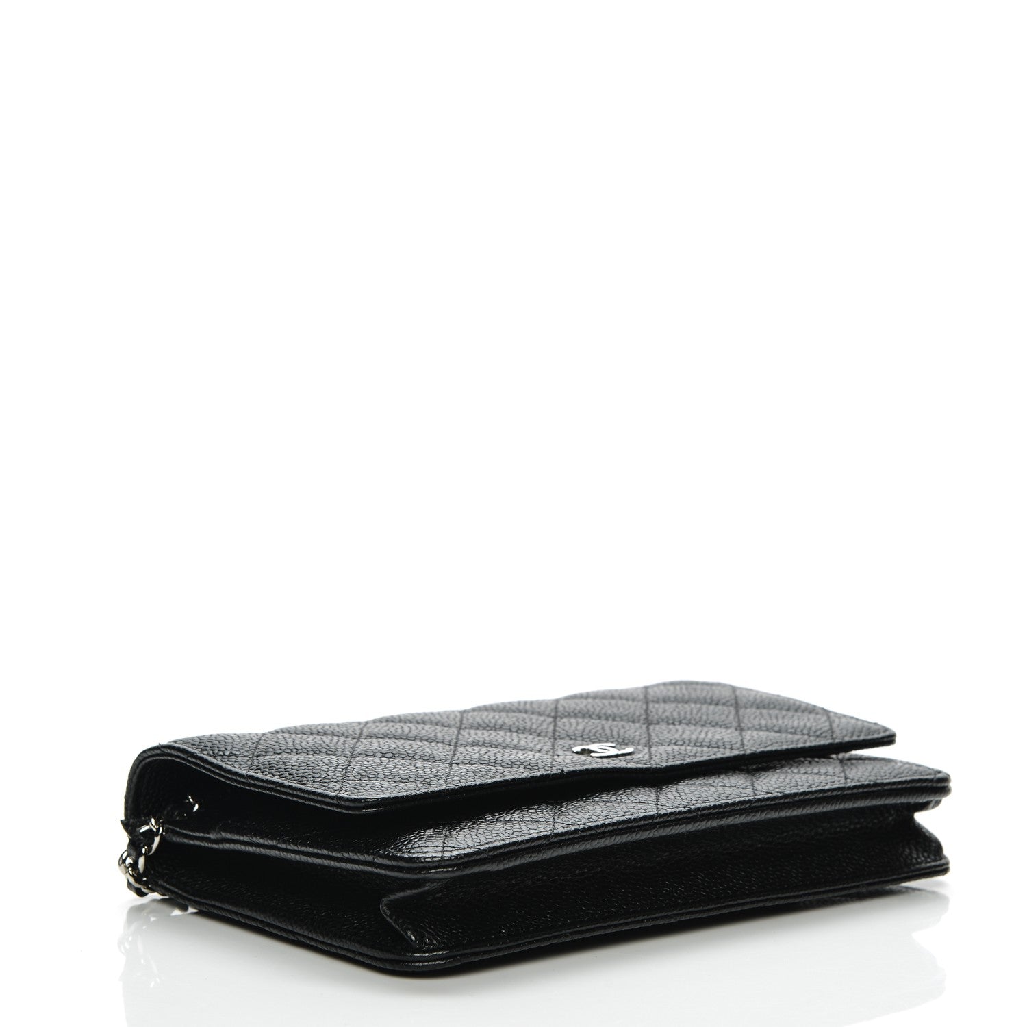 Chanel Caviar Quilted Wallet On Chain WOC Black 4 of 8