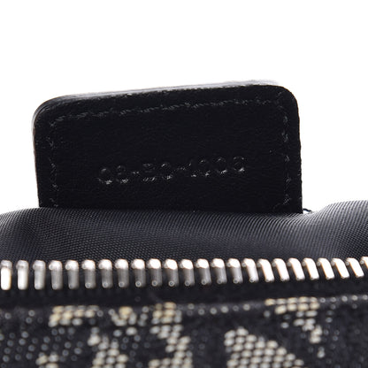 Christian Dior Monogram Shoulder Bag Black 7 of 7