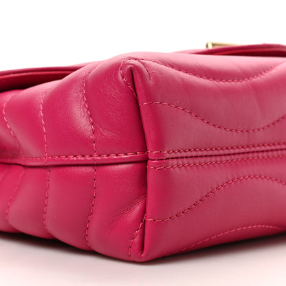 Louis Vuitton Calfskin LV New Wave Chain Bag Rose Freesia 7 of 8
