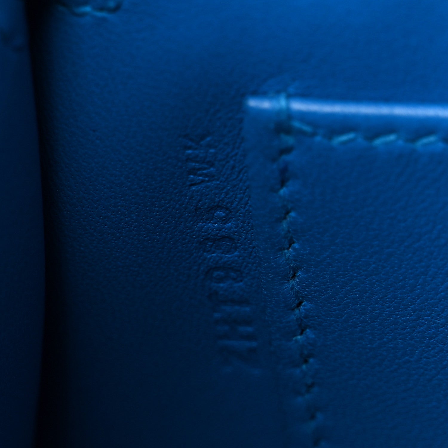 Hermes Chevre Mysore Mini Kelly Sellier 20 Bleu Hydra 7 of 10