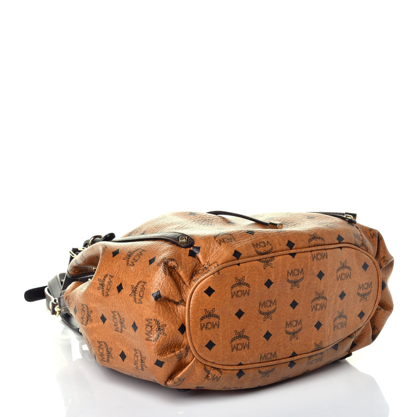Visetos Drawstring Shopper Cognac Brown