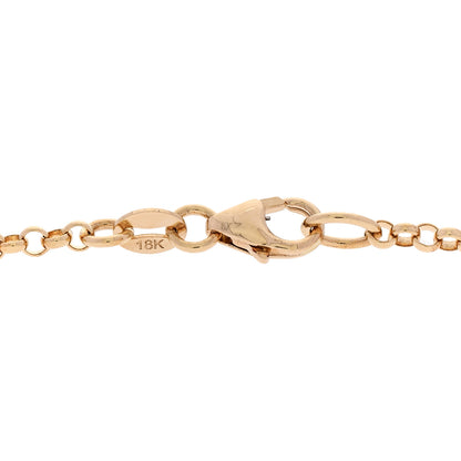 Foundrae 18K Yellow Gold Small Belcher Chain Mini Chubby Annex Link Necklace 5 of 6