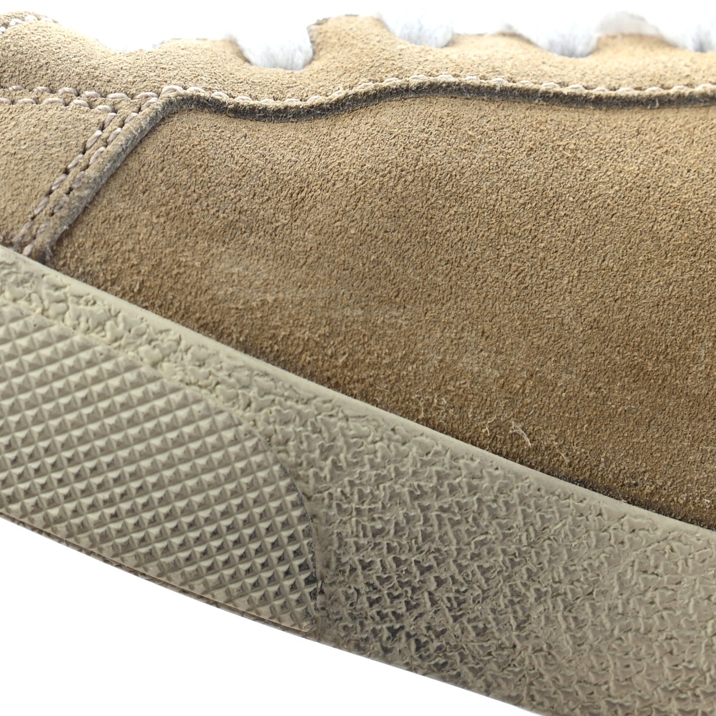 Distressed Suede Womens Court Classic Sneakers 40 Desert