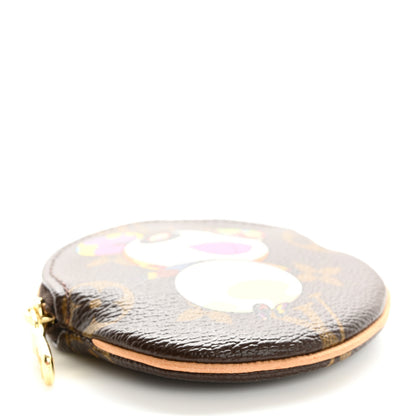 Louis Vuitton Monogram Panda Round Coin Purse 4 of 8