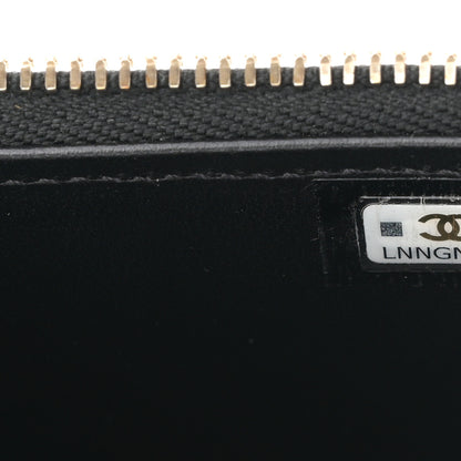 Chanel Caviar Quilted Enamel Coco Casino Mini Vanity Case With Chain Black 7 of 11