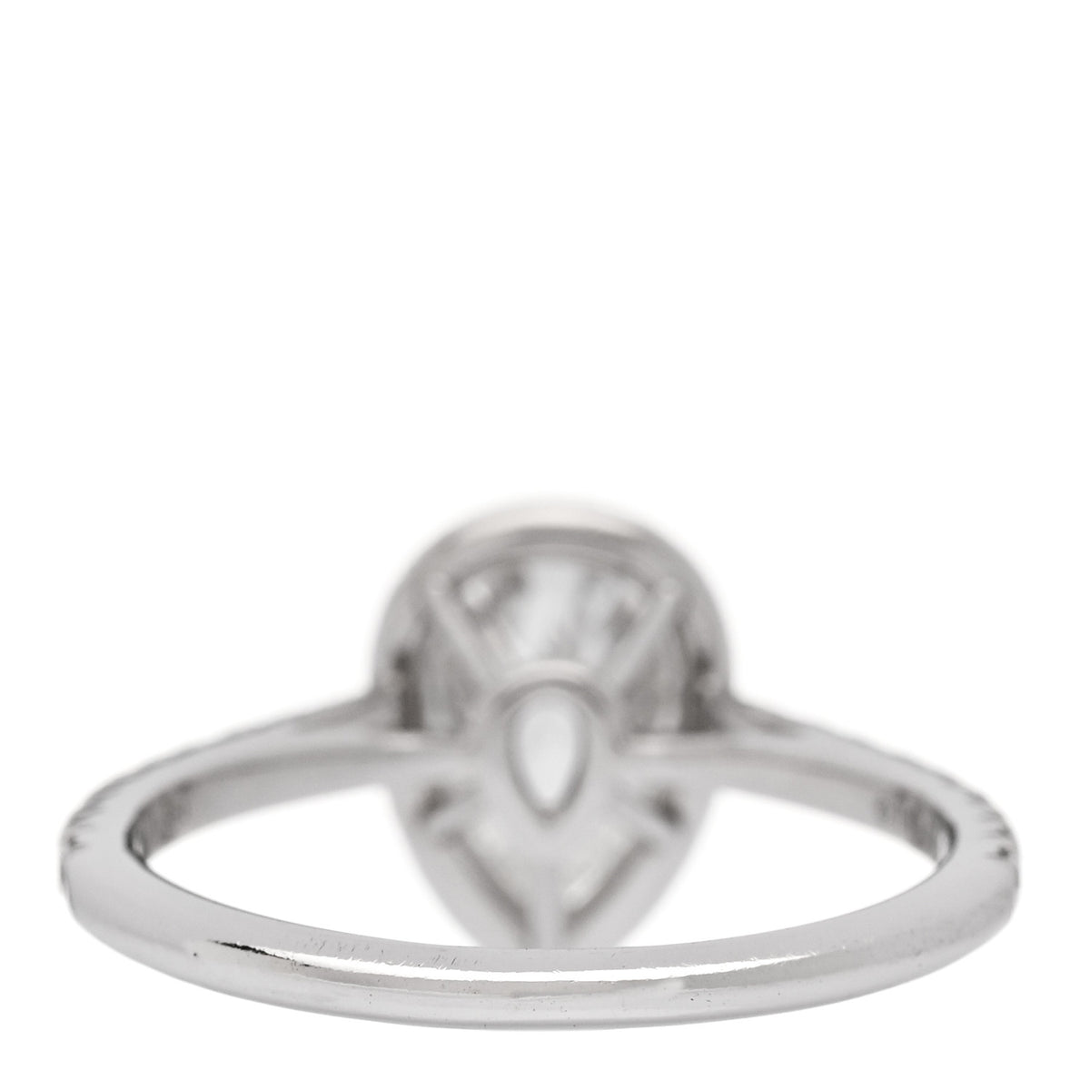 Platinum Diamond 1.05ct Soleste Pear Cut Ring 52 6
